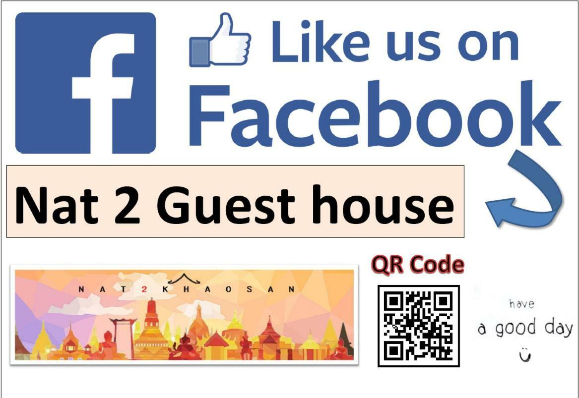 Nat 2 Guest House Bangkok Exterior foto